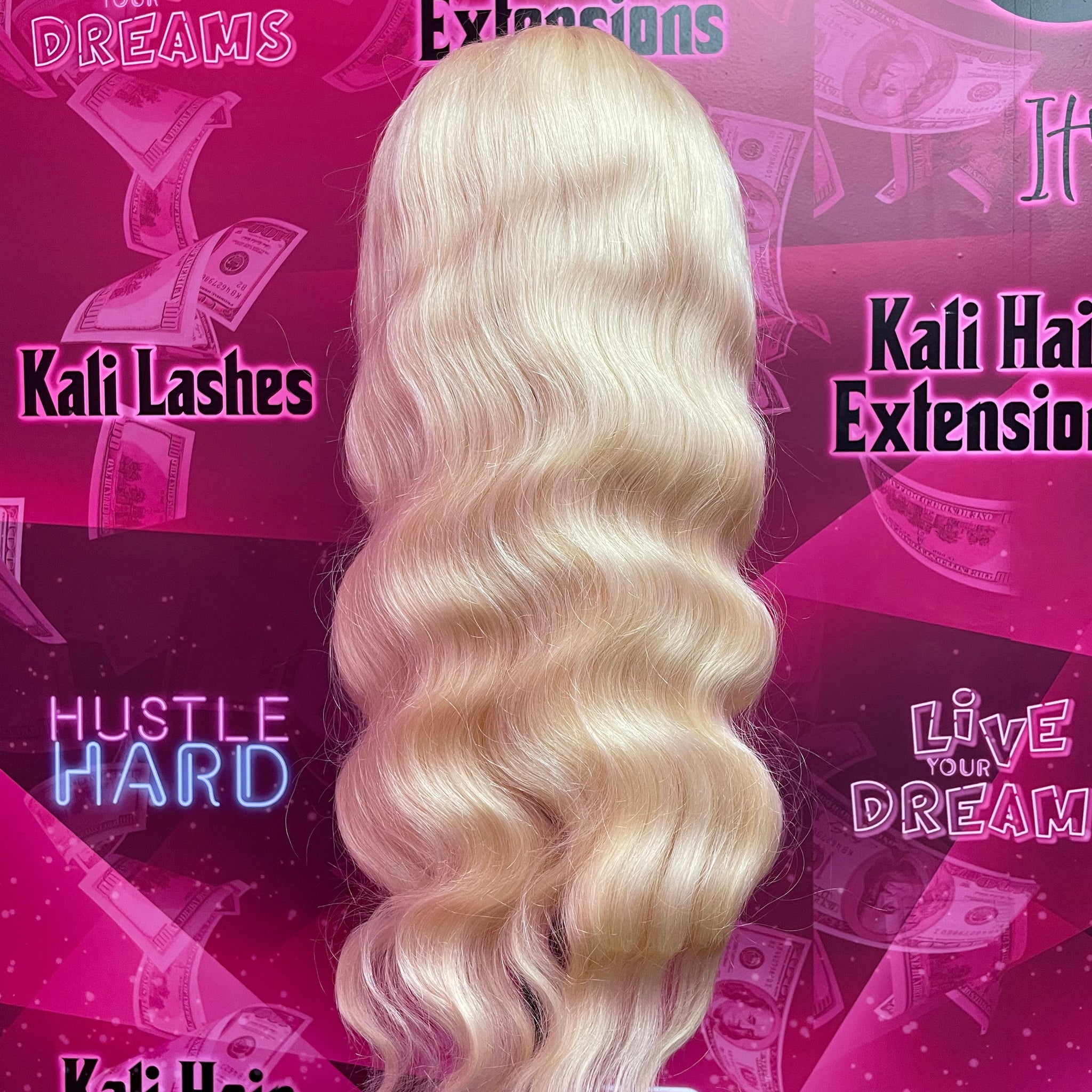 "Kali" 613 Transparent Lace front wig 13*4