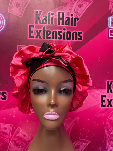 Satin Bonnet with tie