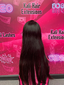 "Kali" Transparent lace Frontal wig