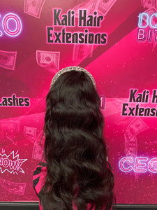 "Kali" Transparent lace Frontal wig